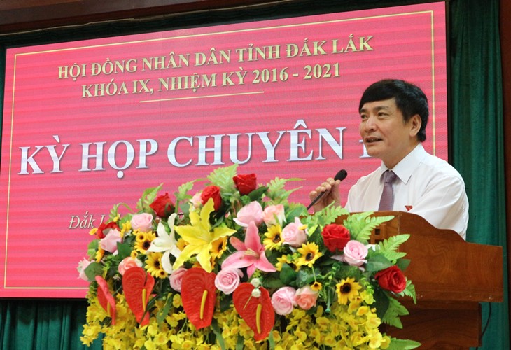 Kỳ họp chuyên đề HĐND tỉnh khóa IX, nhiệm kỳ 2016 - 2021